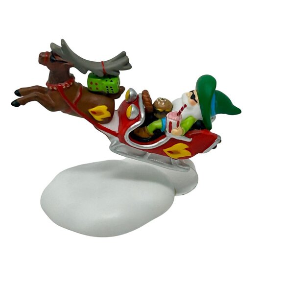 Department 56 - North Pole " Fly Through Elf" Accessory - Vintage - 2003 - Picture 2 of 7